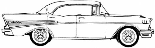 Chevrolet Bel Air Sport Sedan (1957)
