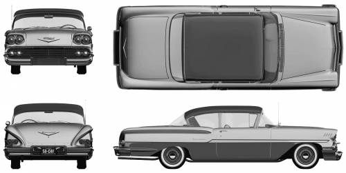 Chevrolet Biscayne 2-Door Sedan (1958)