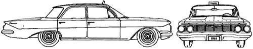 Chevrolet Biscayne 4-Door Sedan (1961)