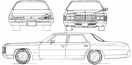 Chevrolet Biscayne 4-Door Sedan (1971)