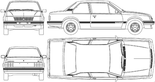 Chevrolet BR Monza SL-E 2-Door (1984)