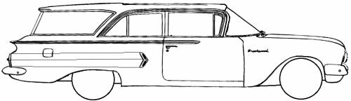 Chevrolet Brookwood 2-Door Station Wagon (1960)