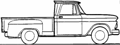 Chevrolet C1404 Pick-up Stepside 0.5t (1964)