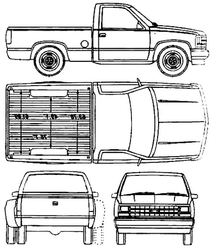 Chevrolet C1500 Pick-up (1991)