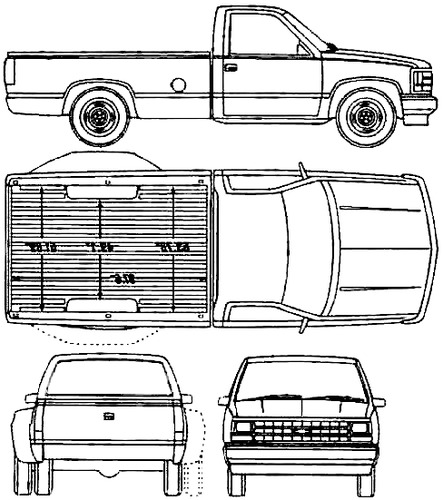 Chevrolet C2500 Pick-up (1991)