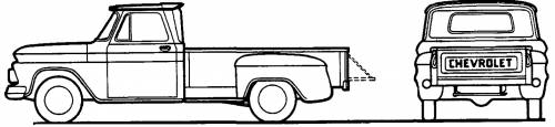 Chevrolet C2504 Pick-up Stepside 1t (1965)