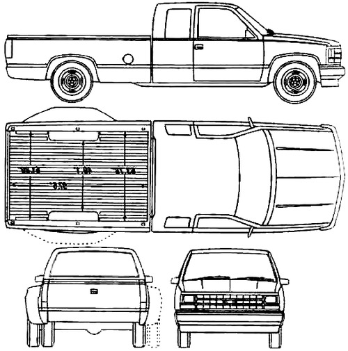 Chevrolet C3500 Pick-up (1991)