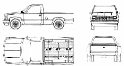 Chevrolet C-K Regular Cab Short Box (1990)