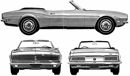 Chevrolet Camaro Convertible (1968)