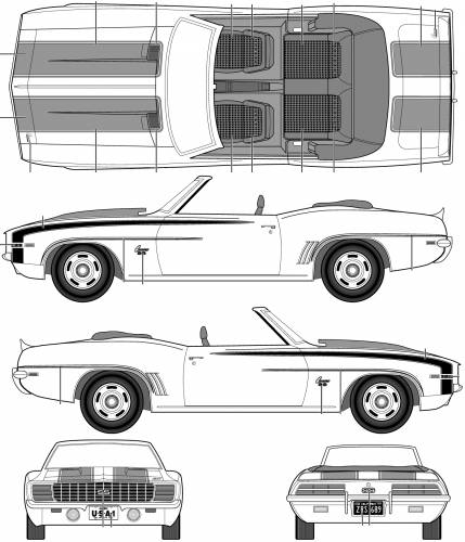 Chevrolet Camaro Convertible (1969)
