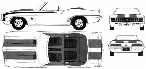 Chevrolet Camaro SS Convertible (1969)