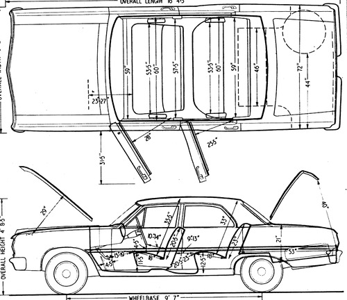 Chevrolet Chevelle Malibu 4-Door Sedan (1965)
