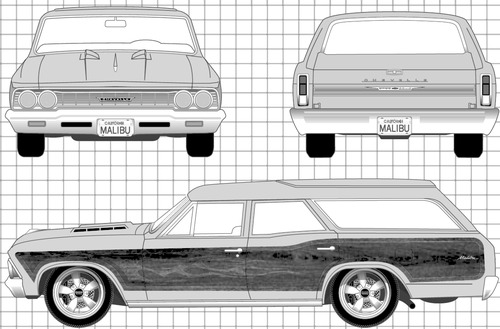Chevrolet Chevelle Malibu Station Wagon (1966)