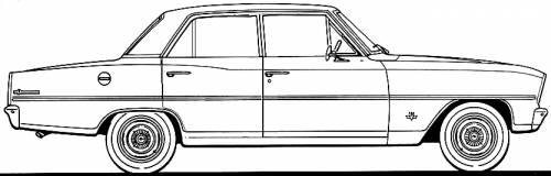 Chevrolet Chevy II Nova 4-Door Sedan (1966)