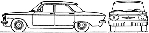 Chevrolet Corvair 4-Door Sedan (1960)