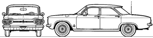 Chevrolet Corvair Monza 4-Door Sedan (1964)
