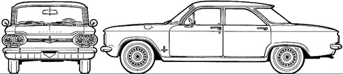 Chevrolet Corvair Monza 4-Door Sedan (1964)