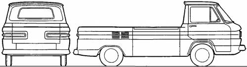 Chevrolet Corvan R1254 Pick-up Rampide (1963)