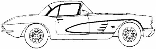 Chevrolet Corvette C1 Coupe (1961)
