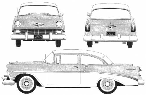 Chevrolet Del Ray 2-Door Sedan (1956)