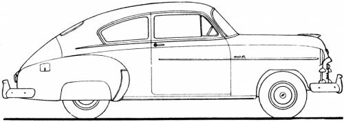 Chevrolet Fleetline DeLuxe 2-Door Sedan (1950)