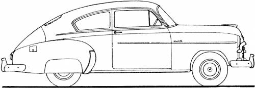Chevrolet Fleetline DeLuxe 2-Door Sedan (1950)