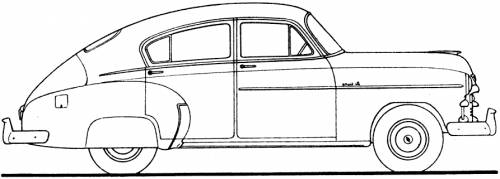 Chevrolet Fleetline DeLuxe 4-Door Sedan (1950)