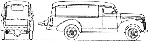 Chevrolet Heavy Duty Canopy Express (1942)