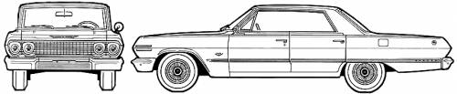 Chevrolet Impala 4-Door Hardtop (1963)
