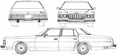 Chevrolet Impala 4-Door Sedan (1975)