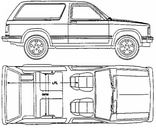 Chevrolet S10 Blazer 2-Door (1991)