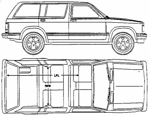 Chevrolet S10 Blazer 4-Door (1991)