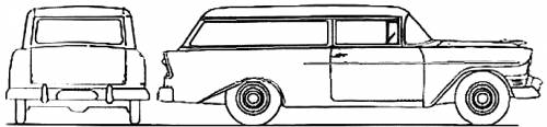 Chevrolet Sedan Delivery 1508 (1956)
