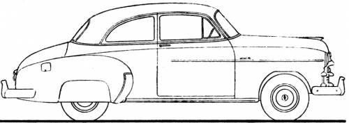 Chevrolet Styleline DeLuxe 2-Door Sedan (1950)