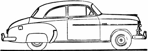 Chevrolet Styleline DeLuxe 2-Door Sedan (1950)
