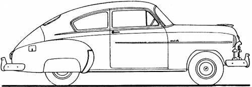 Chevrolet Styleline DeLuxe 2dr Sedan (1950)