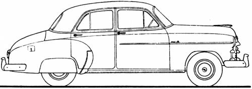Chevrolet Styleline DeLuxe 4-Door Sedan (1950)