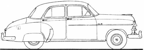 Chevrolet Styleline DeLuxe 4-Door Sedan (1950)