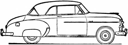 Chevrolet Styleline DeLuxe Bel Air 2dr Hardtop (1950)