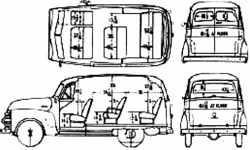 Chevrolet Suburban Carryall 3106 (1954)