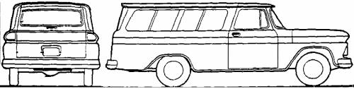 Chevrolet Suburban Carryall C10 (1964)