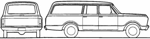 Chevrolet Suburban Carryall C10 (1967)