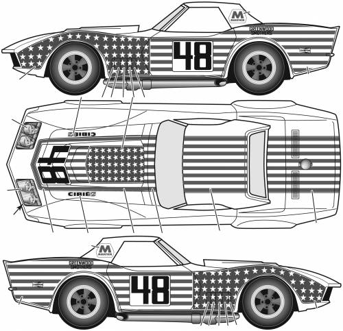 Corvette Sebring John Greenwood's 'Star and Stripes' (1971)