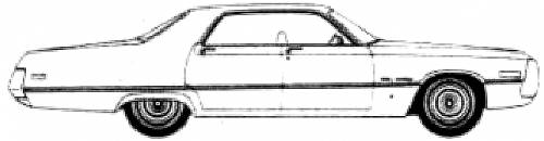 Chrysler 300 4-Door Hardtop (1971)