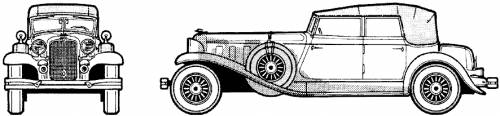 Chrysler Custom Imperial Convertible Sedan (1932)