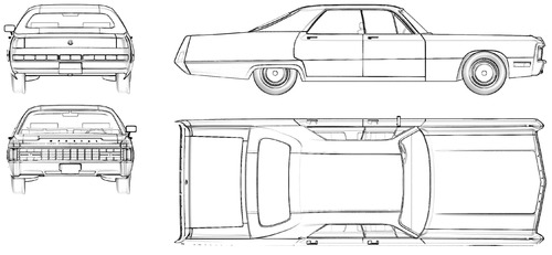 Chrysler Imperial LeBaron 4-Door Hardtop (1971)