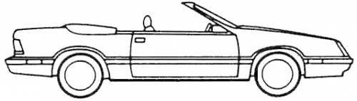 Chrysler LeBaron GTC Convertible (1988)