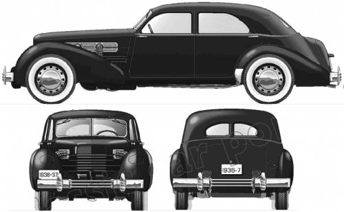 Cord 810 Beverly 4-Door Sedan (1937)