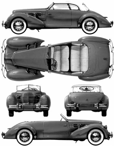 Cord 812 Convertible Phaeton Sedan (1937)
