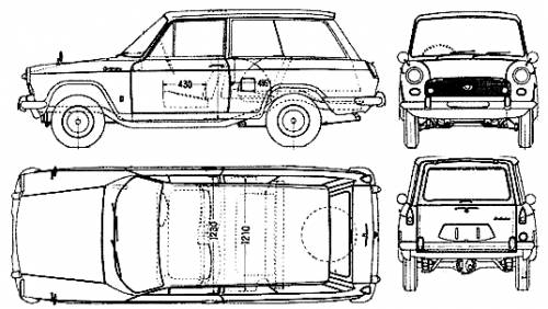 Daihatsu Compagno Wagon (1965)